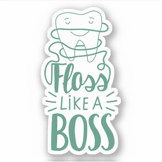 Fallout wie ein Boss Sticker (Vorderseite)