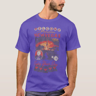 Fallout Willkommen im fabulösen New Vegas Vintage T-Shirt