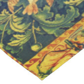 FALLOW-DECKPAIR, GOTHISCHE FANTASIE-BLUME, grün Tischdecke (Schrägansicht)