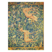 FALLOW-DECKPAIR, GOTHISCHE FANTASIE-BLUME, grün Tischdecke (Vorderseite)