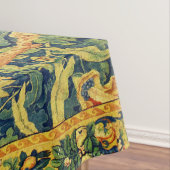 FALLOW-DECKPAIR, GOTHISCHE FANTASIE-BLUME, grün Tischdecke (Beispiel)