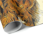 Fallpfau Geschenkpapier (Rolleneckpunkt)