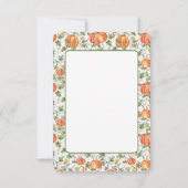 Fallpumpen auf dem Weinberg Dankeskarte (Rückseite)