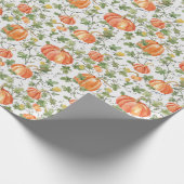 Fallpumpen auf dem Weinberg Geschenkpapier (Ecke)