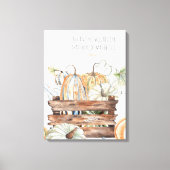 Fallpumpen mit Bibelverse Leinwanddruck (Vorderseite)