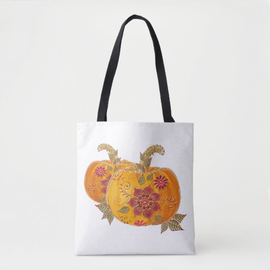 Fallpumpen mit Blume Tasche (Vorderseite)