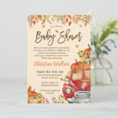 Fallpumpenantrieb mit Kinderdusche Einladungen (Stehend Vorderseite)