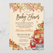 Fallpumpenantrieb mit Kinderdusche Einladungen (Vorne/Hinten)