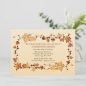 Fallrahmen-Einladung Einladung (Stehend Vorderseite)