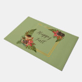 Fallrahmen mit benutzerdefinierbarem Text Fußmatte (Schrägansicht)