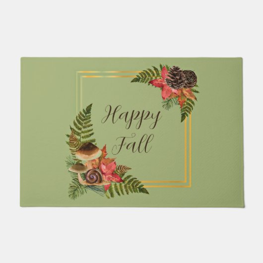 Fallrahmen mit benutzerdefinierbarem Text Fußmatte (Vorderseite)