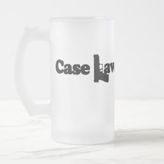 Fallrecht-Bier-Tasse Mattglas Bierglas (Links)