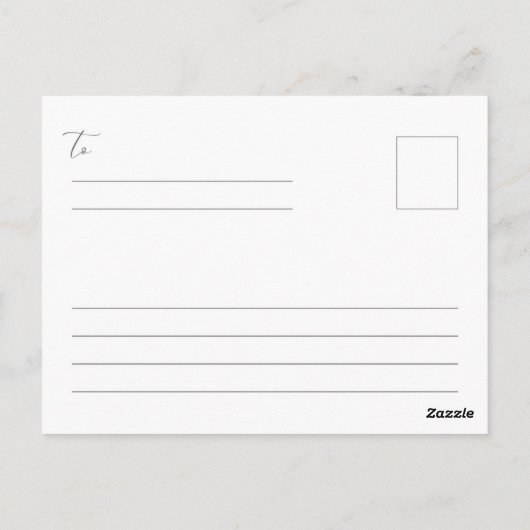 Fallreflexion Postkarte (Rückseite)