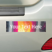 Fallrosa Geode Glow Autoaufkleber (Auf Auto)