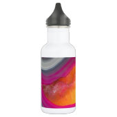 Fallrosa Geode Glow Edelstahlflasche (Links)