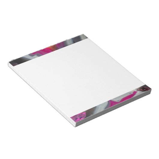 Fallrosa Geode Glow Notizblock (angewinkelt)