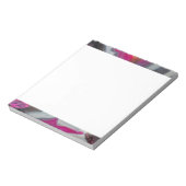 Fallrosa Geode Glow Notizblock (Rotiert)