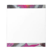 Fallrosa Geode Glow Notizblock (Vorderseite)