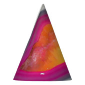 Fallrosa Geode Glow Partyhütchen (Links)