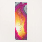 Fallrosa Geode Glow Yogamatte (Vorderseite)