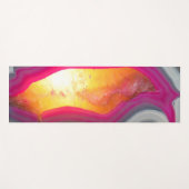 Fallrosa Geode Glow Yogamatte (Vorderseite (Horizontal))