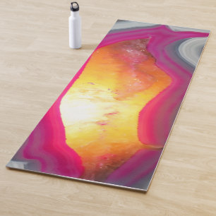 Fallrosa Geode Glow Yogamatte