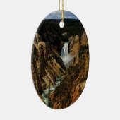 FALLS AT YELLOWSTONE YEAH KERAMIK ORNAMENT (Rechts)
