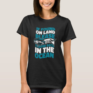 Falls auf dem Land gefunden, werfen Sie bitte zurü T-Shirt