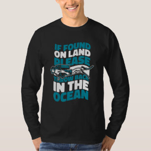 Falls auf dem Land gefunden, werfen Sie bitte zurü T-Shirt