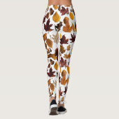 Falls Blätter Leggings (Rückseite)