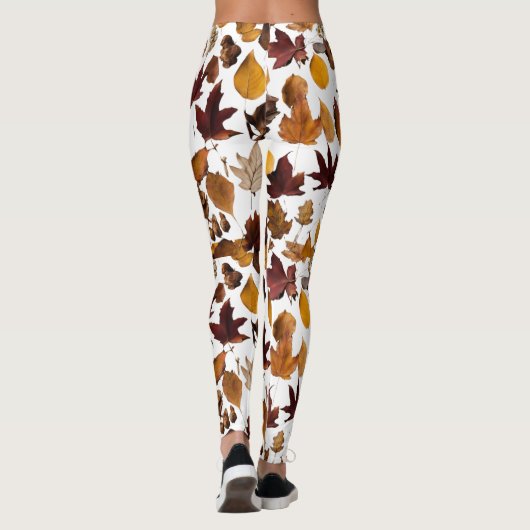 Falls Blätter Leggings (Rückseite)