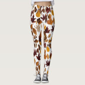 Falls Blätter Leggings (Vorderseite)