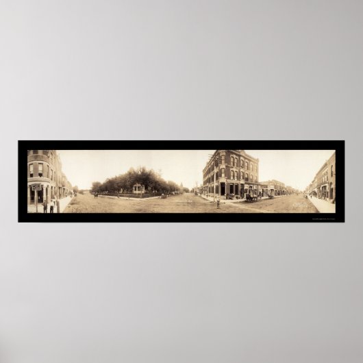 Falls City, NE Foto 1908 Poster (Vorne)