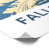 Falls Creek Australia Travel Print Poster (Ecke)