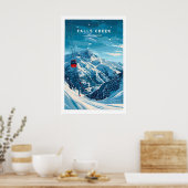 Falls Creek Reiseplakat - Australien 1 Poster (Küche)