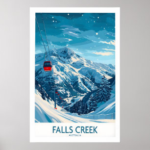 Falls Creek Ski-Druck - Australien 1 Poster