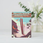 Falls Creek, Skipposter Nordostasien, Postkarte (Stehend Vorderseite)