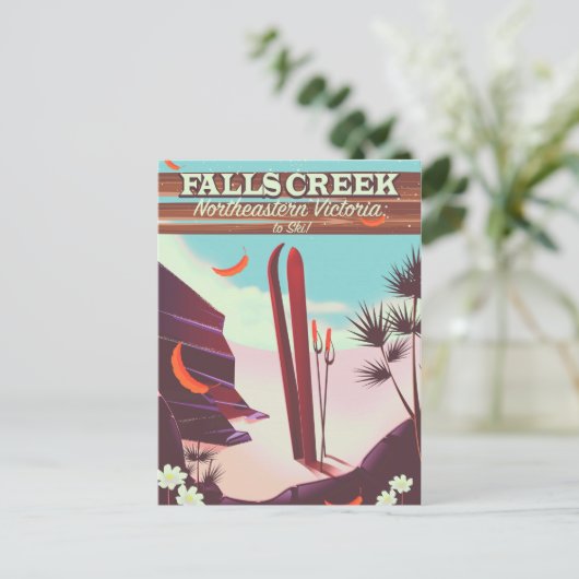 Falls Creek, Skipposter Nordostasien, Postkarte (Stehend Vorderseite)