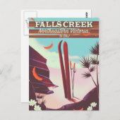 Falls Creek, Skipposter Nordostasien, Postkarte (Vorne/Hinten)