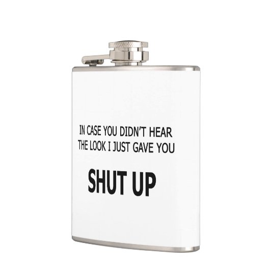 Falls du nicht gehört hast flachmann (Links)