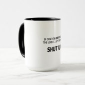 Falls du nicht gehört hast tasse (Vorderseite Links)