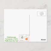 "Falls from Top" - Chattanooga, TN Postkarte (Rückseite)