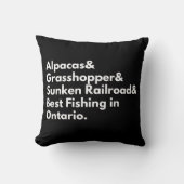 Falls gefunden, kehren Sie bitte zum Rice Lake zur Kissen (Vorderseite)