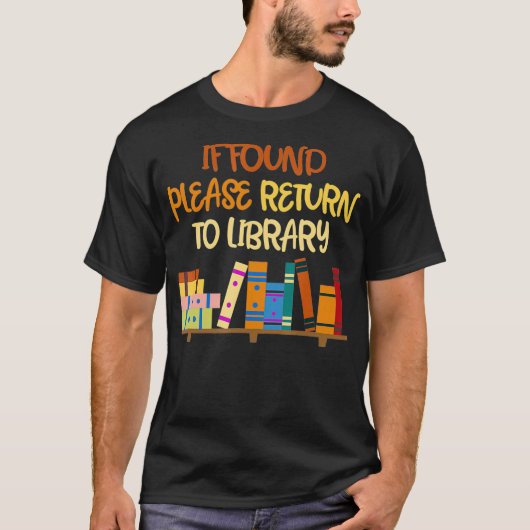 Falls gefunden, kehren Sie bitte zur Bibliothek zu T-Shirt (Vorderseite)