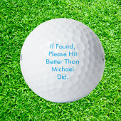 Falls gefunden, klicken Sie bitte besser als der N Golfball