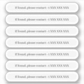 Falls gefunden, wenden Sie sich bitte an x6. Aufkleber (Vorderseite)