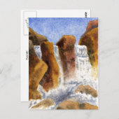 "Falls" Landstraßen Postkarte (Vorne/Hinten)