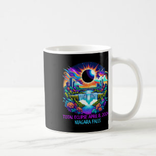 Falls New York Ny Total Solar Eclipse 8. April Kaffeetasse
