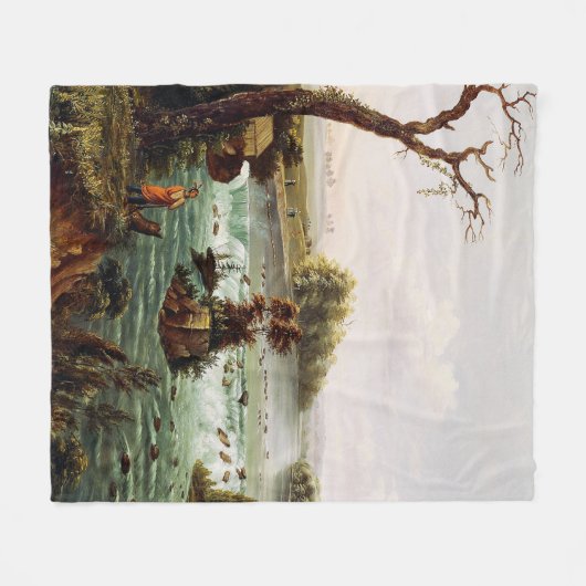 Falls of Saint Anthony by Henry Lewis Fleecedecke (Vorderseite (Horizontal))