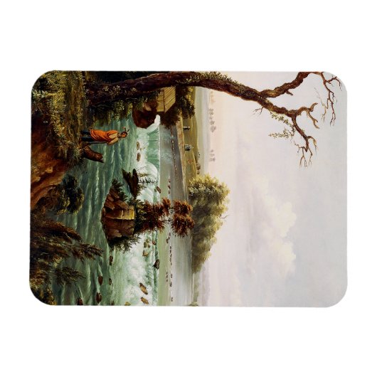 Falls of Saint Anthony by Henry Lewis Magnet (Horizontal)